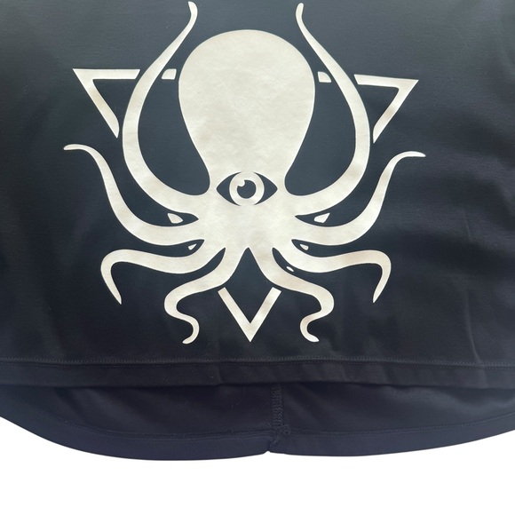 Deep Dark Dangerous Octopus Logo Crop Tee – Black Edgy Streetwear, XS Killstar - Picture 2 of 9